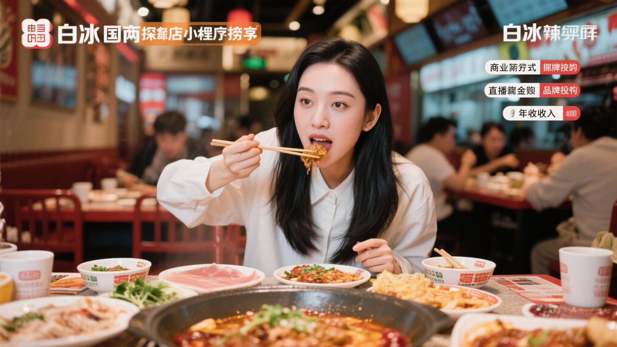 白冰是国内知名的探店类短视频博主，凭借真实辛辣的点评风格积累了大批粉丝，曾多次登